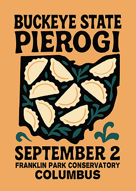 Buckeye State Pierogi Festival Poster