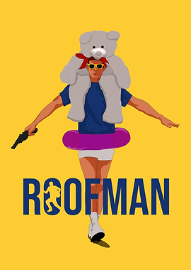 Roofman movie Illustration