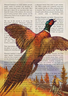 Pheasant Hunt Illustration