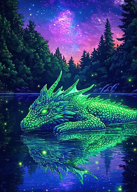 Dragon Lake Night