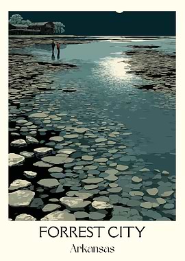 Forrest City, Arkansas Landscape Art