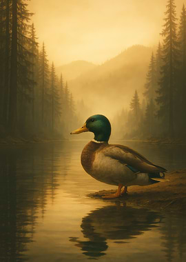 Duck by the Lake