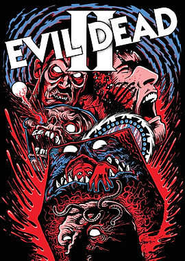 Evil Dead II Horror Art