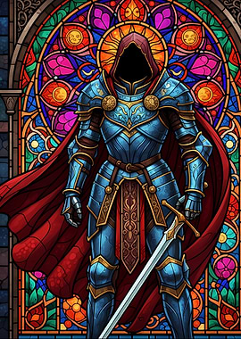 Stained Glass Knight