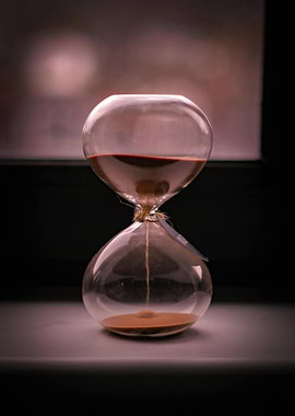 Hourglass with Sand