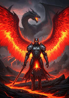 Dragon Knight Fiery Wings