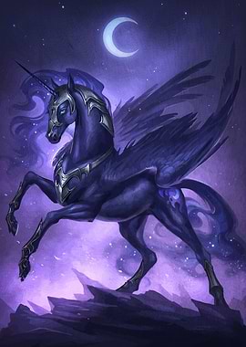 Princess Luna Pegasus Crescent Moon