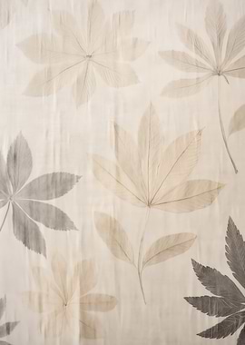 Botanical Leaf Pattern Art