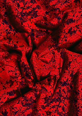 Red and Black Abstract Fabric Texture