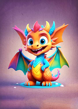 Cartoon Dragon Character