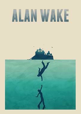 Alan Wake Minimalist Poster