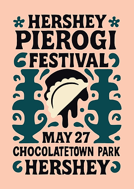 Hershey Pierogi Festival Poster