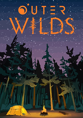 Outer Wilds Camping Scene