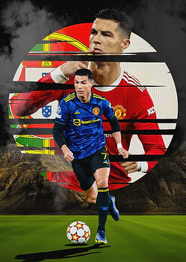 Cristiano Ronaldo Football Art