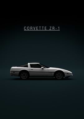 Corvette ZR-1 Car Poster