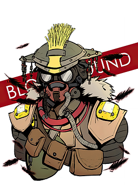 Bloodhound from Apex Legends Illustration