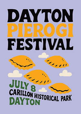 Dayton Pierogi Festival Poster