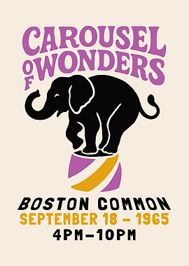 Carousel of Wonders, Boston Common 1965