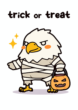 Eagle Mummy Trick or Treat