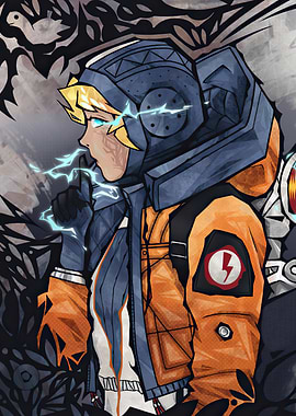 Wattson from Apex Legends fan art