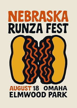 Nebraska Runza Fest Poster