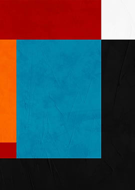 Abstract Color Block Composition