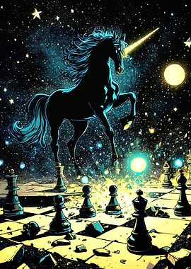 Unicorn Chessboard Space