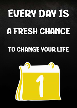 Inspirational Calendar: Fresh Start