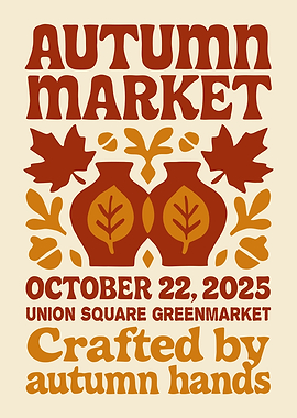 Autumn Market Poster