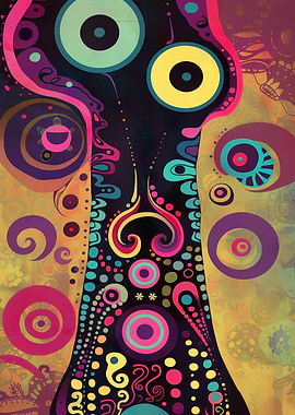 Colorful Abstract Psychedelic Art