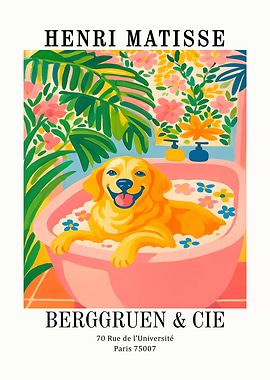 Henri Matisse Dog Bath Art Print