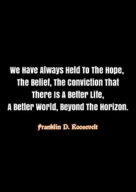 Franklin D. Roosevelt Quote on Hope