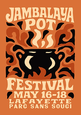 Jambalaya Pot Festival Poster