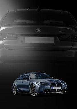 BMW M3 Competition Sedan Car