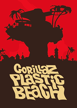 Gorillaz Plastic Beach Album Art