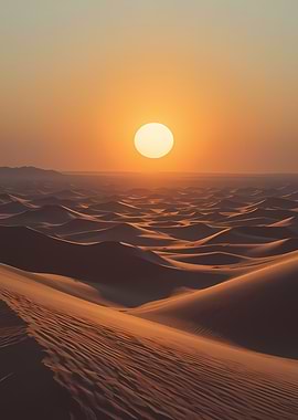 Desert Sunset Landscape