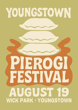 Youngstown Pierogi Festival Poster