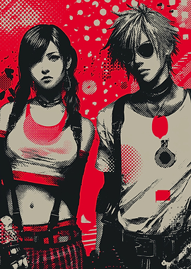 Final Fantasy VII: Tifa and Squall