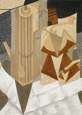 Cubist Still Life with Coffee Pot, juan gris painting