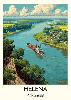 Helena, Arkansas river scene