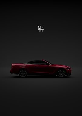Red BMW M4 G83 Convertible