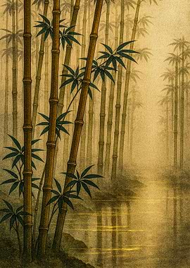 Bamboo Forest by Water