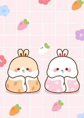 Bunny Characters Blankets
