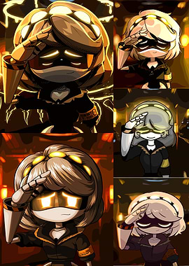 Murder Drones Character Collage