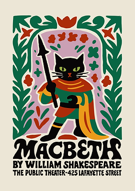 Macbeth Cat Poster