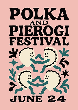 Polka and Pierogi Festival Poster