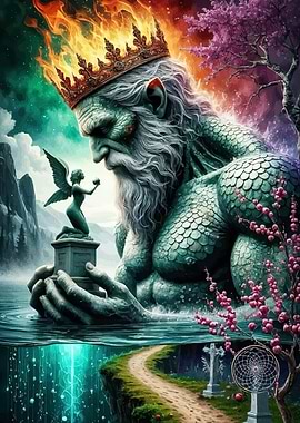 Fantasy Giant Angel Statue