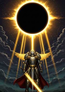 Solar Eclipse Knight
