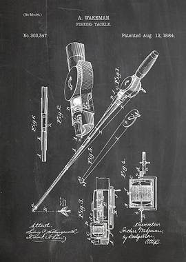 A. Wakeman Fishing Tackle Patent