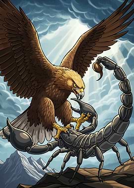 Eagle versus Scorpion